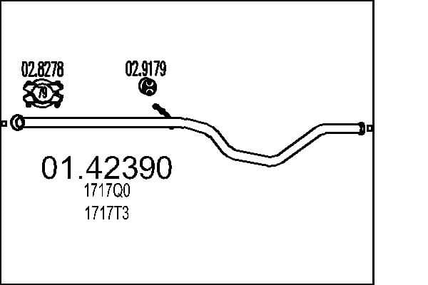 Racord evacuare MTS 01.42390