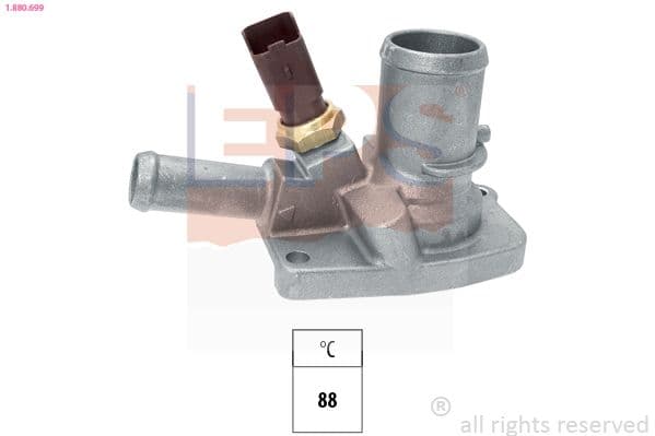 termostat,lichid racire EPS Made in Italy - OE Equivalent 1.880.699