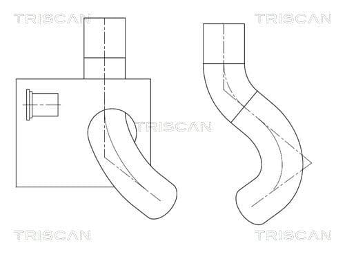 Furtun hidraulic, sistem de directie TRISCAN 8516 29067