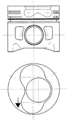 Piston KOLBENSCHMIDT 94428730
