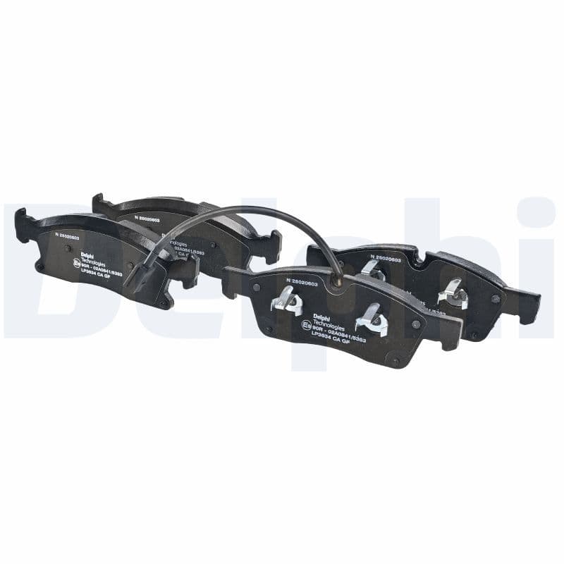 set placute frana,frana disc DELPHI LP3634