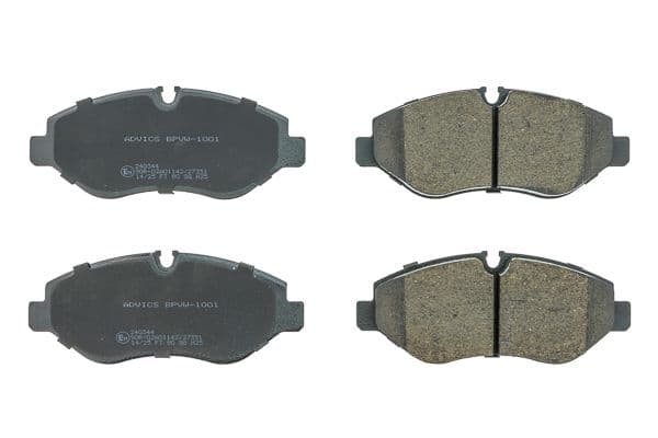 set placute frana,frana disc AISIN Premium ADVICS by BPVW-1001