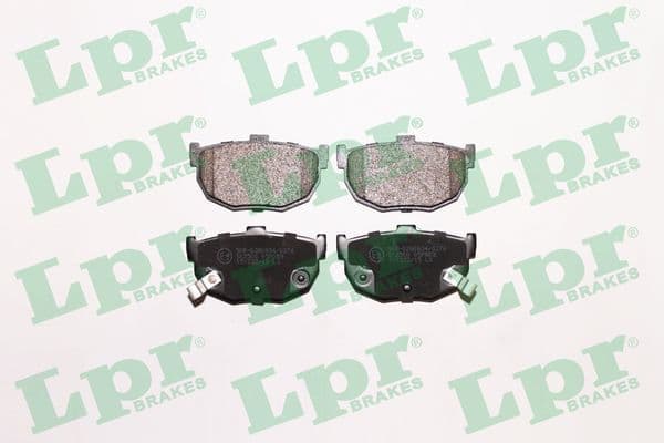 set placute frana,frana disc LPR 05P089