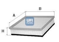 Filtru aer UFI 30.113.00
