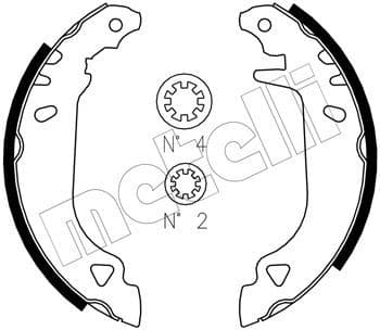 Set saboti frana METELLI 53-0066J