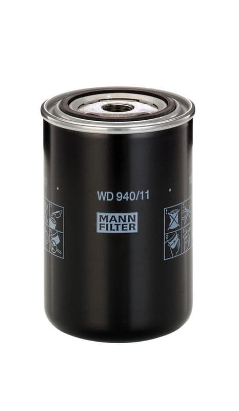 Filtru hidraulic, cutie de viteze automata MANN-FILTER WD 940/11