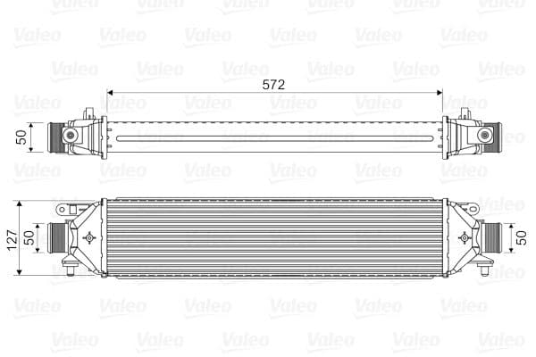 Intercooler, compresor VALEO 818824
