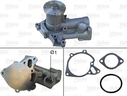 Pompă de apă, răcire motor VALEO 506778
