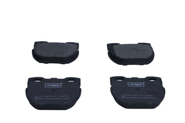 set placute frana,frana disc MAXGEAR 19-3133