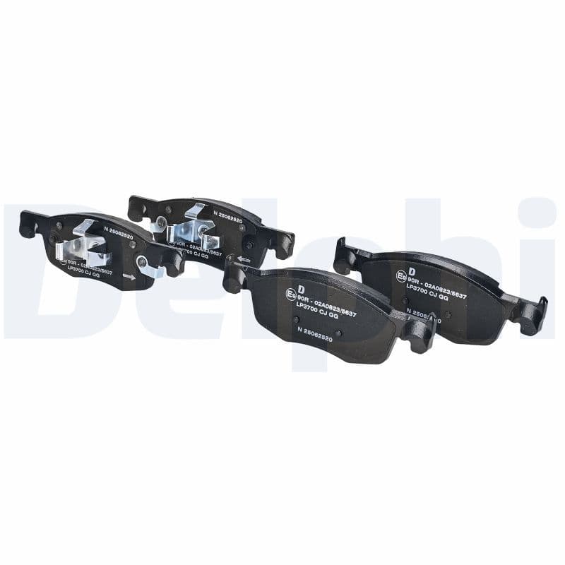 set placute frana,frana disc DELPHI LP3700