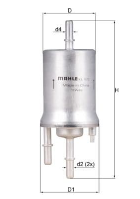 filtru combustibil MAHLE KL 572
