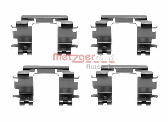 Set accesorii, placute frana METZGER AUTOTEILE 109-1670
