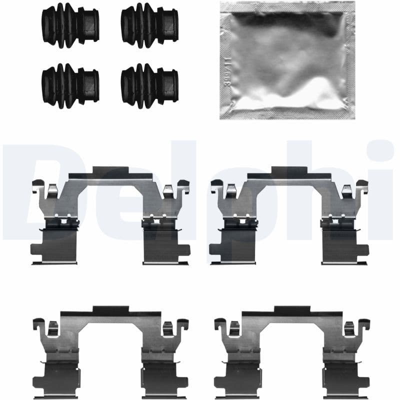 Set accesorii, placute frana DELPHI LX0709