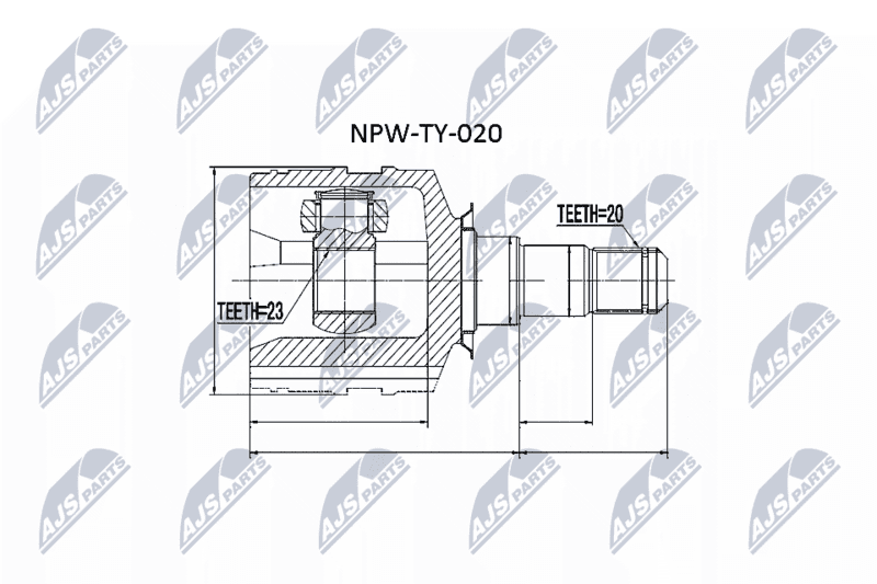 Set articulatie, planetara NTY NPW-TY-020