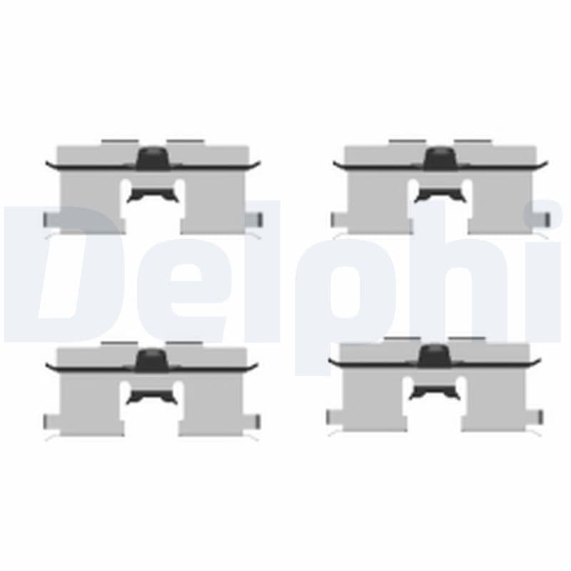 Set accesorii, placute frana DELPHI LX0407