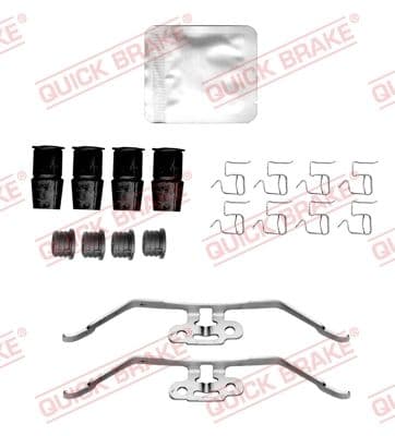 Set accesorii, placute frana QUICK BRAKE 109-0202