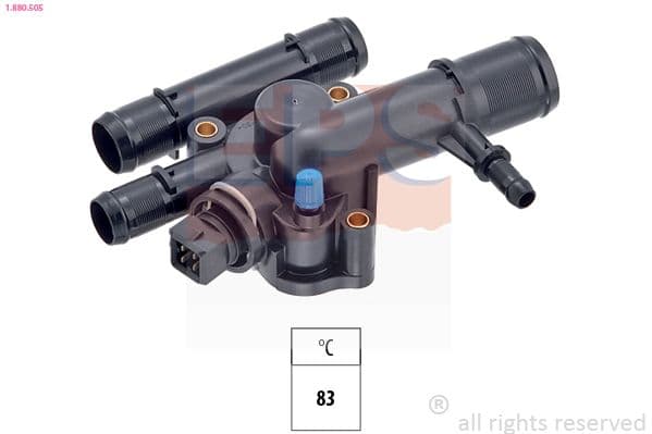 termostat,lichid racire EPS Made in Italy - OE Equivalent 1.880.505