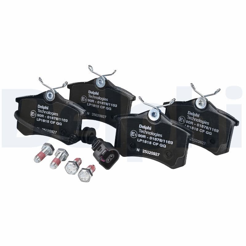 set placute frana,frana disc DELPHI LP1815