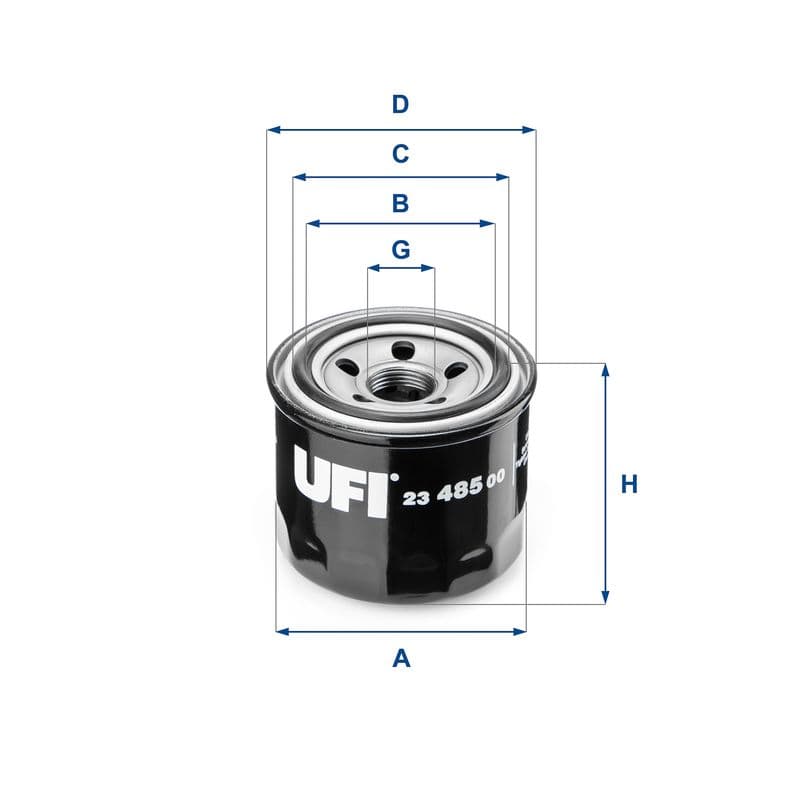 Filtru ulei UFI 23.485.00