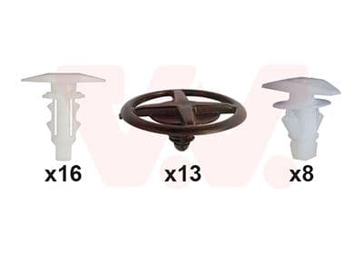 Set montaj, capota motor VAN WEZEL 3388797