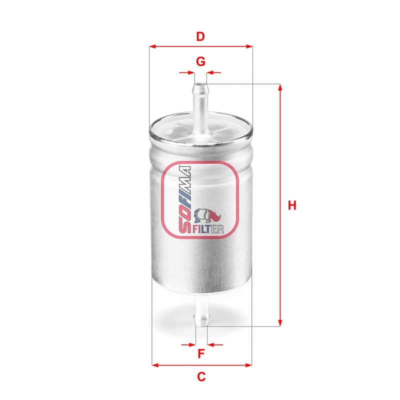 filtru combustibil SOFIMA S 1611 B