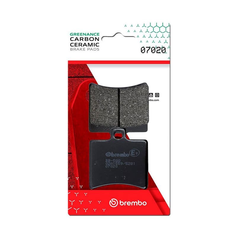 set placute frana,frana disc BREMBO PRIME - CarbonCeramic - CC 07020