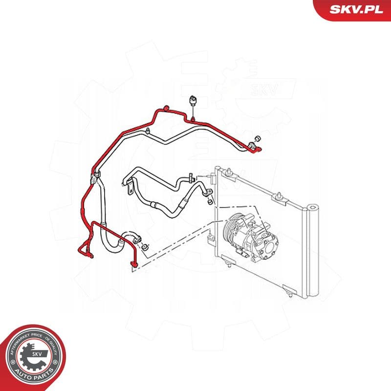 conducta inalta presiune,aer conditionat ESEN SKV 43SKV538