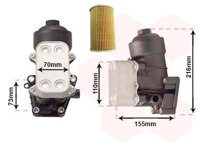 Radiator ulei, ulei motor VAN WEZEL *** IR PLUS *** 58013721