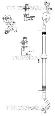 conducta presiune variabila,aer conditionat TRISCAN 9010 25001