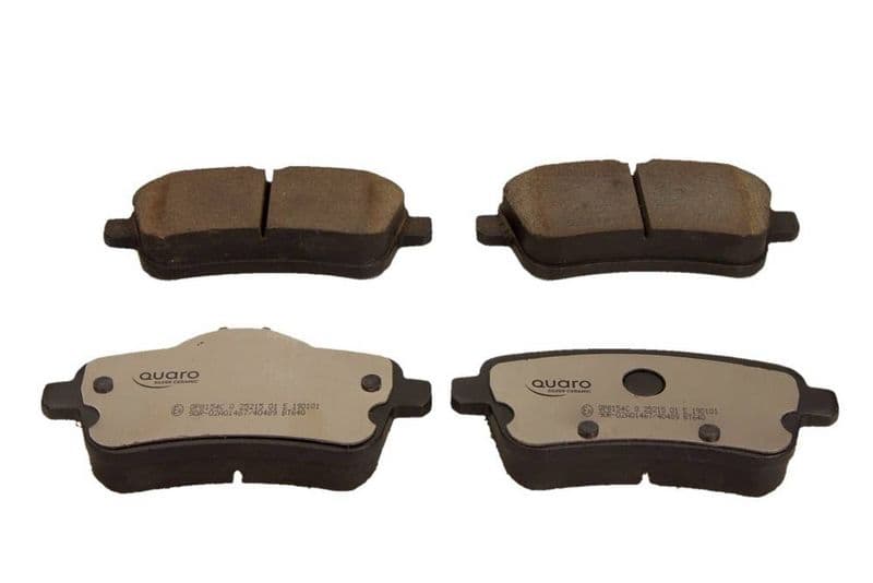 set placute frana,frana disc QUARO SILVER CERAMIC QP8154C