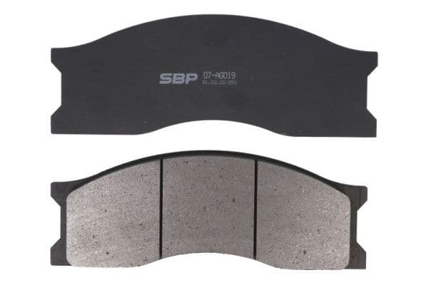 set placute frana,frana disc SBP 07-AG019