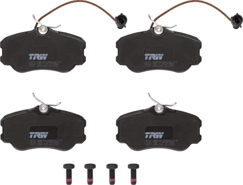 set placute frana,frana disc TRW GDB1095