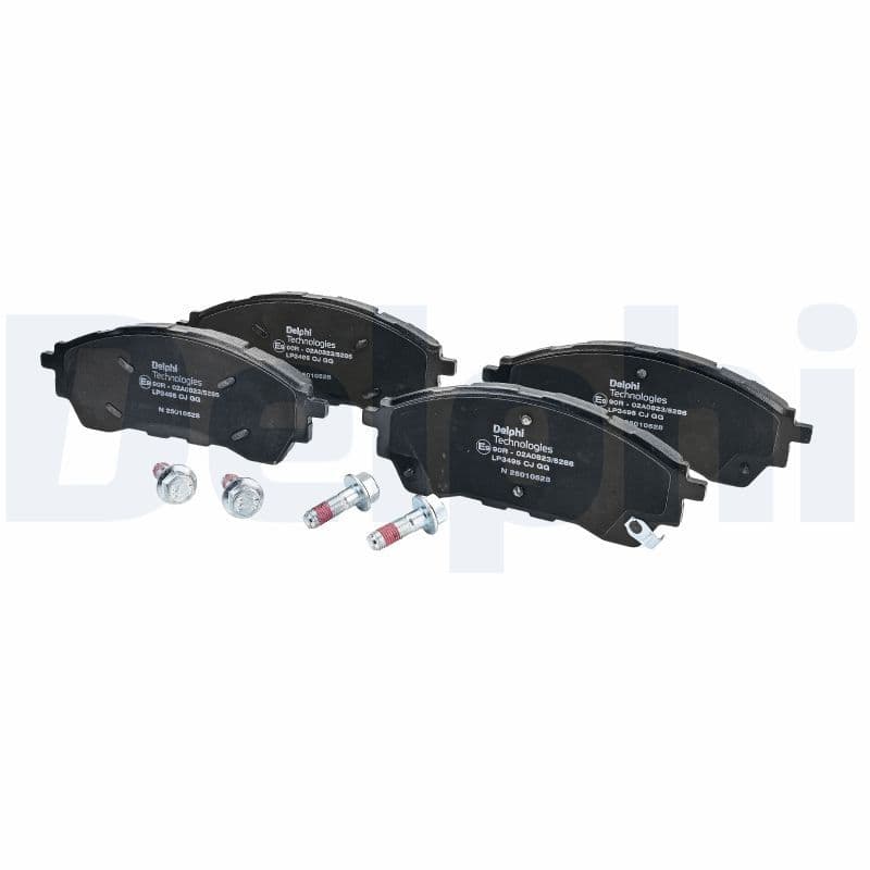 set placute frana,frana disc DELPHI LP3495