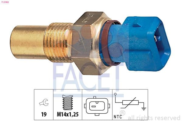 senzor,temperatura lichid de racire FACET 7.3182