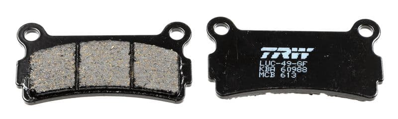set placute frana,frana disc TRW Organic Allround MCB613