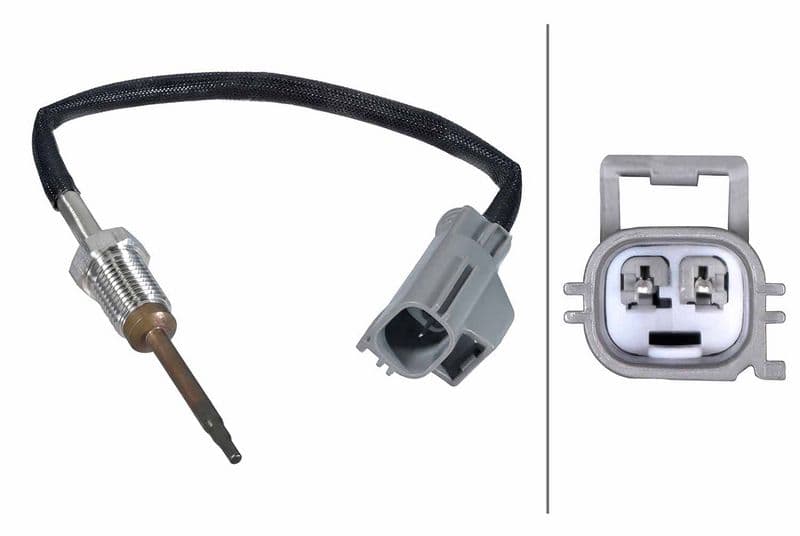 Senzor, temperatura gaze evacuare HELLA 6PT 358 226-511