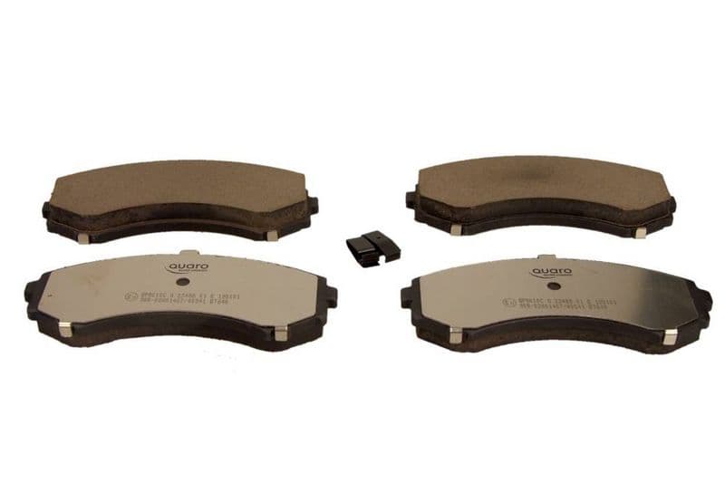 set placute frana,frana disc QUARO SILVER CERAMIC QP8010C