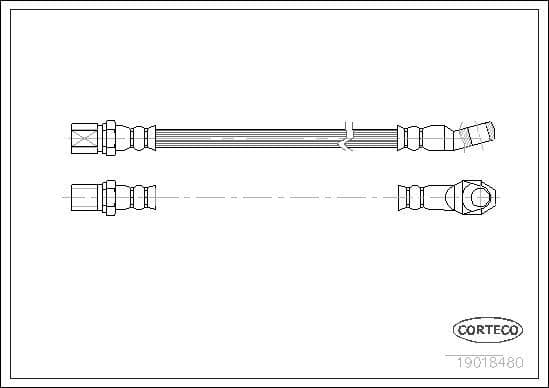 Furtun frana CORTECO 19018480