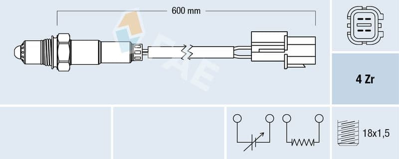 Sonda Lambda FAE 77477