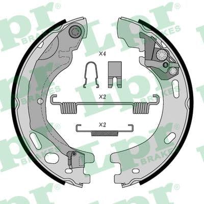 Set saboti frana, frana de mana LPR 09570
