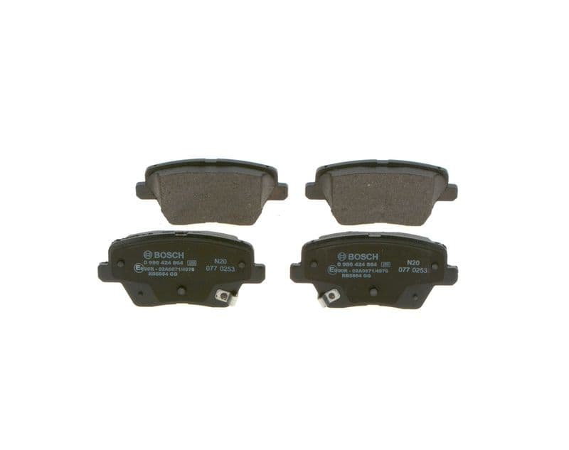 set placute frana,frana disc BOSCH 0 986 424 864