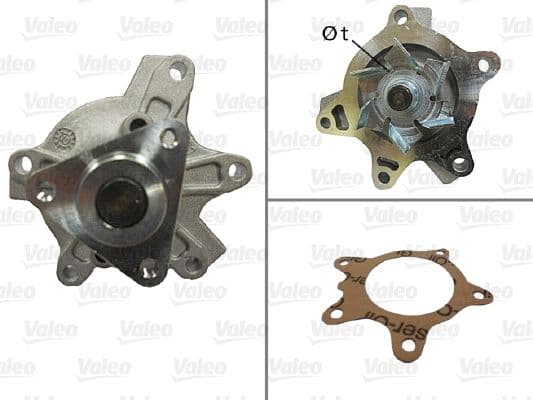 Pompă de apă, răcire motor VALEO 506848