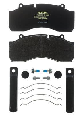 set placute frana,frana disc TEXTAR 2914302