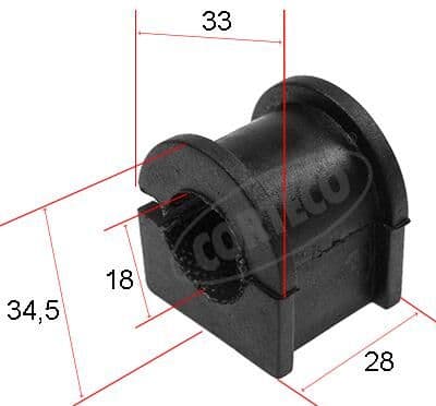 Bucsa, bara stabilizatoare CORTECO 80000450