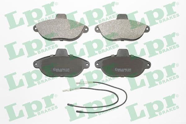 set placute frana,frana disc LPR 05P346