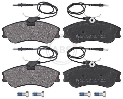 set placute frana,frana disc ABS 37016