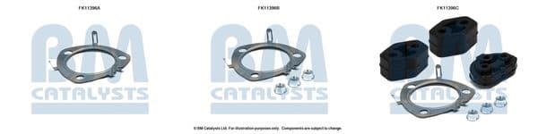 Set montaj, filtru funingine/particule BM CATALYSTS FK11396