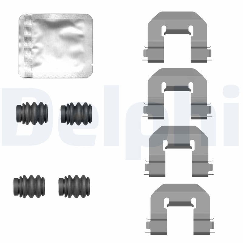Set accesorii, placute frana DELPHI LX0774