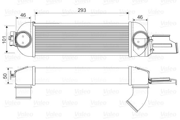 Intercooler, compresor VALEO 818355