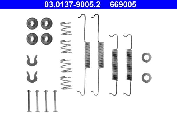 Set accesorii, sabot de frana ATE 03.0137-9005.2
